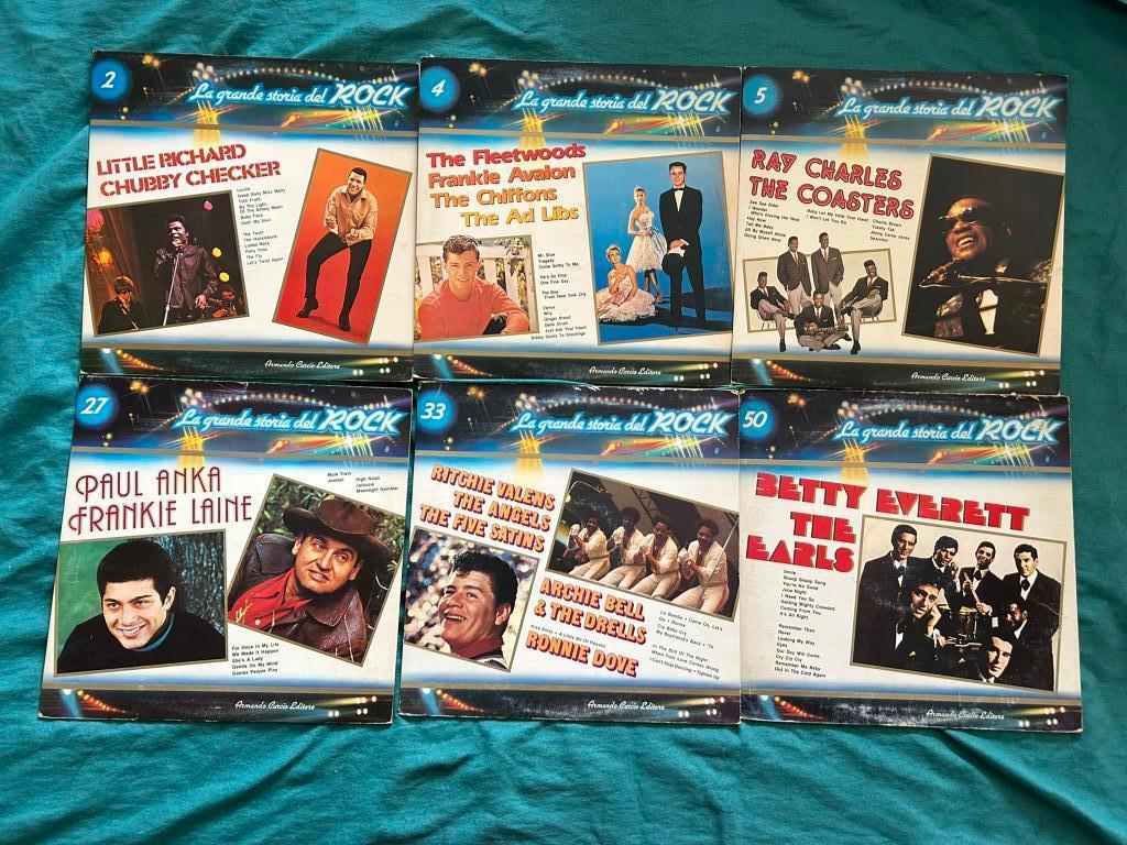 7 LP's La grande storia del Rock (ook per stuk te koop), Ophalen of Verzenden, Gebruikt, 12 inch, Poprock