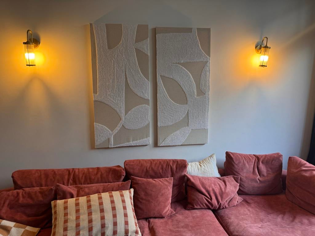 Karwei wanddecoratie - kort gebruikt voor decoratie, Ophalen of Verzenden, Zo goed als nieuw