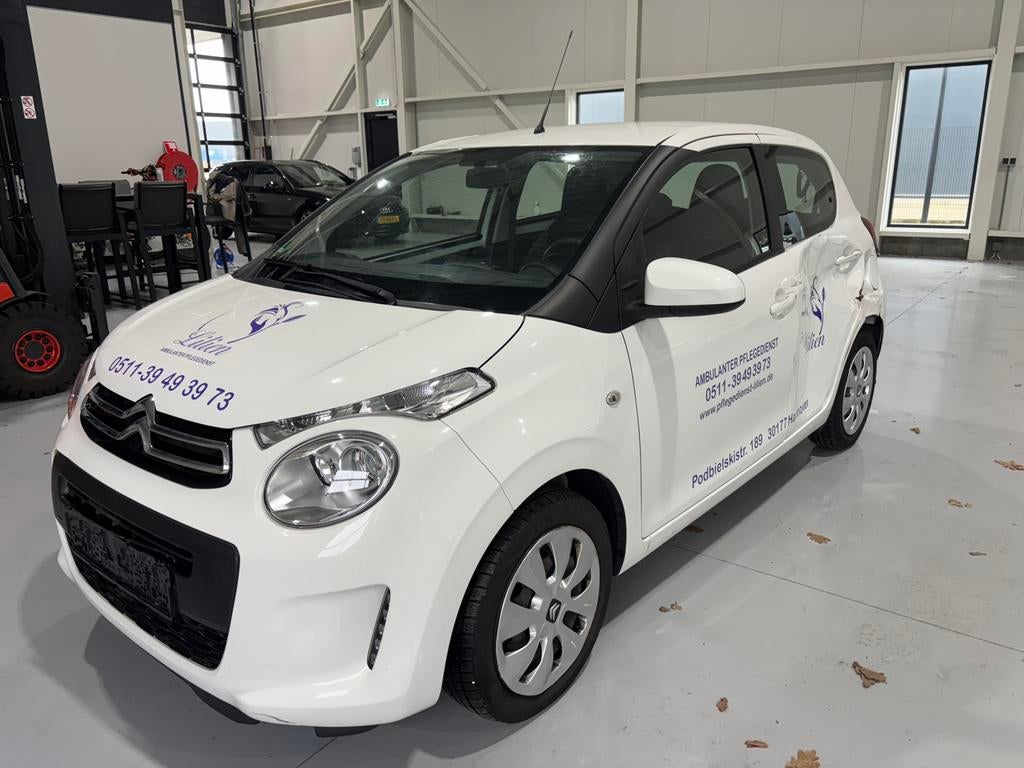 Citroën C1 | 1.0 | 2021 | 76k km | A/C  | APP | CRUISE | PDC, Ophalen, Citroën, Wit, Handgeschakeld