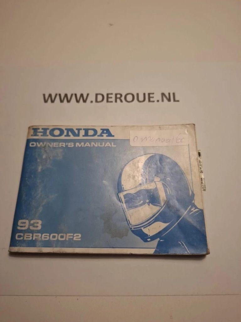 60 0WNERS MANUAL HONDA CBR600F2P €  USED, Ophalen of Verzenden, Honda
