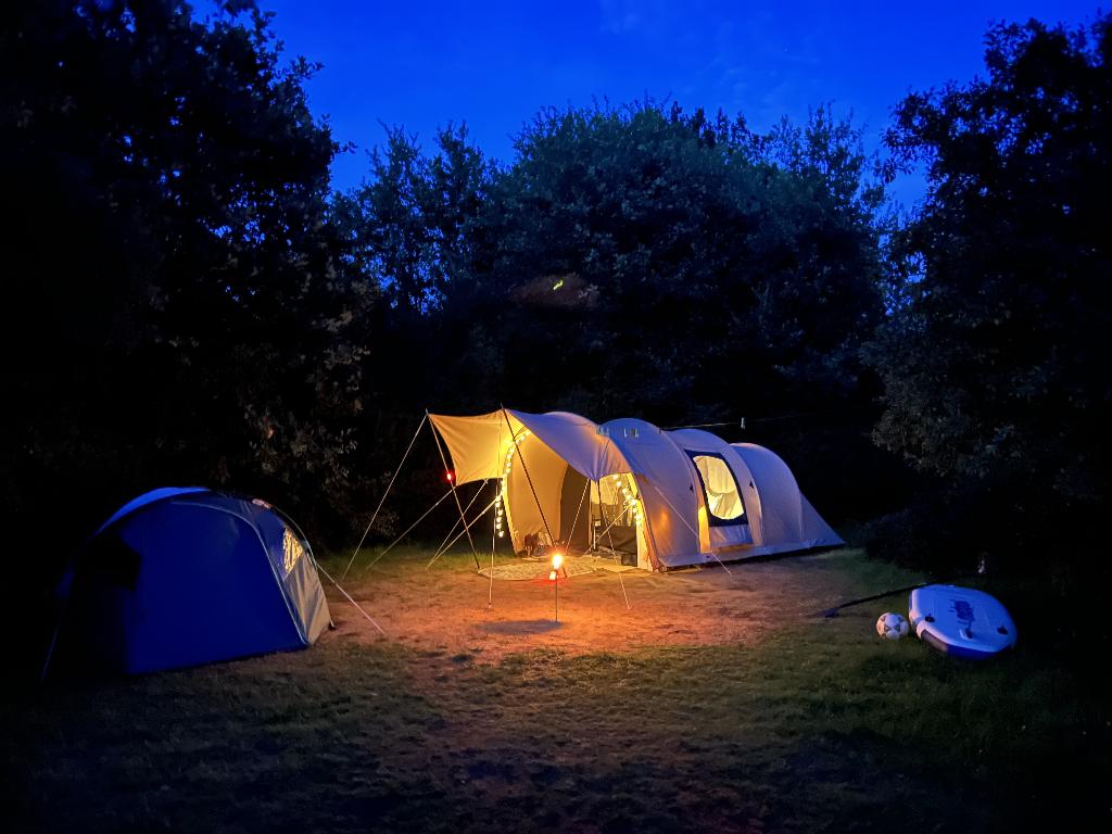 De Waard Briluil Tent + Tarp, Caravans en Kamperen, Tenten, Ophalen, Zo goed als nieuw, Tot en met 3