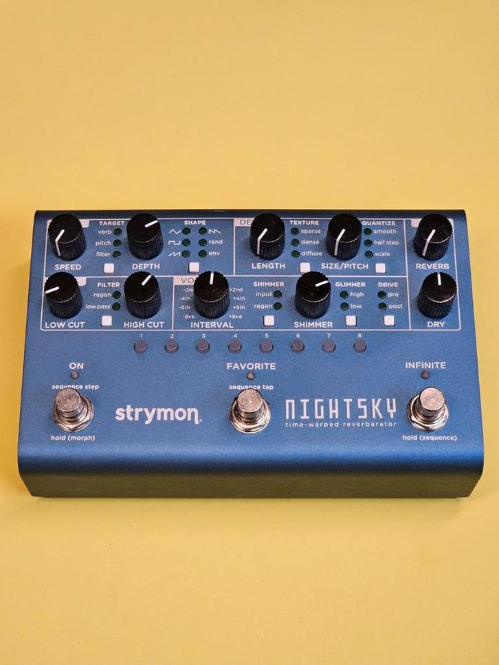 Strymon Nightsky Time-Warped Reverberator, Muziek en Instrumenten, Effecten, Zo goed als nieuw, Reverb, Overige typen, Ophalen of Verzenden