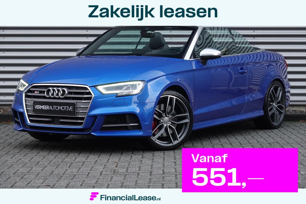Audi S3 Cabriolet 2.0 TFSI S3 quattro Pro Line Plus | B&O |, Automaat, 4 cilinders, Blauw, Vierwielaandrijving