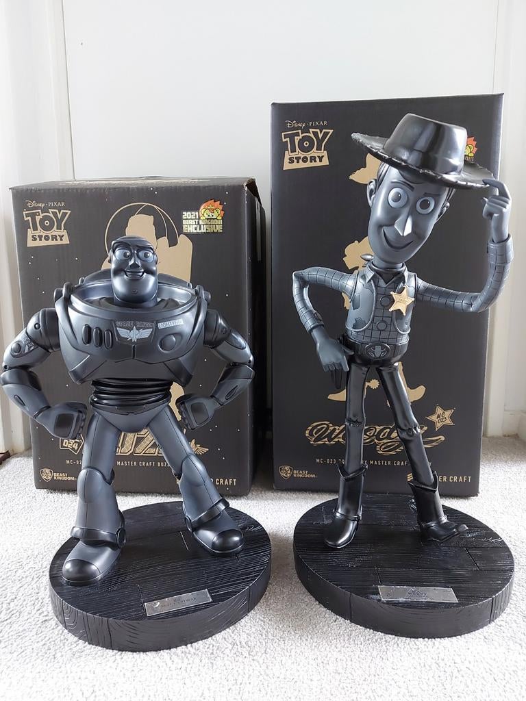 Beast Kingdom Master Craft Disney Pixar Toy Story Woody Buzz, Verzamelen, Disney, Ophalen, Nieuw, Beeldje of Figuurtje