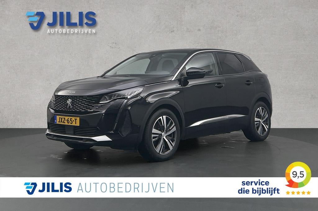 Peugeot 3008 1.6 HYbrid 225 Allure Pack Business | Camera |, Euro 6, Leder en Stof, Zwart, Bedrijf