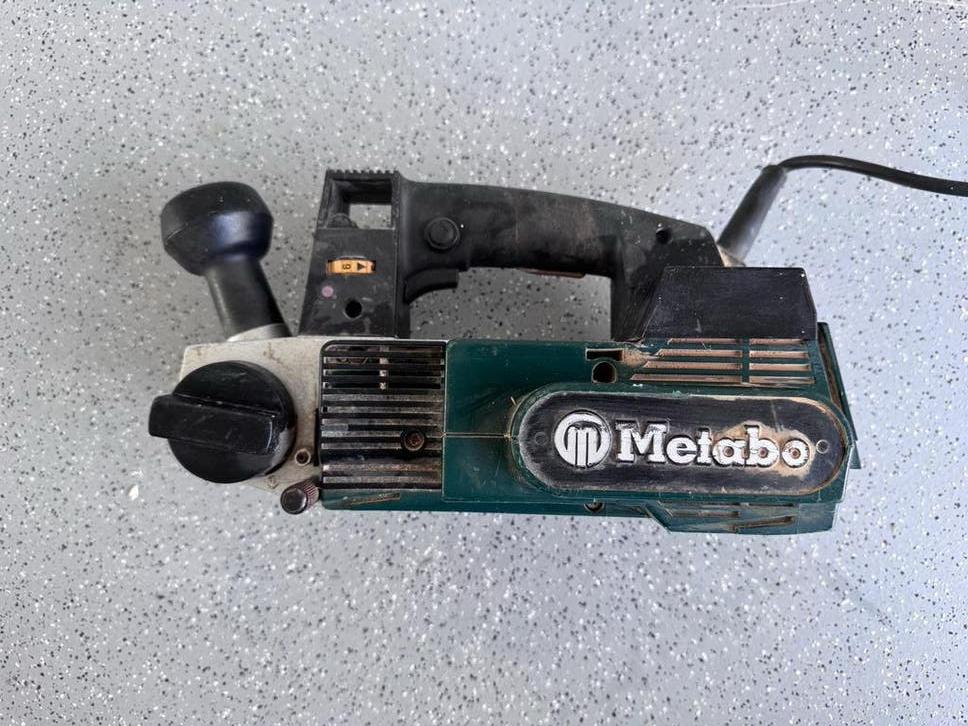 Goed werkende Metabo bandschuurmachine BAE 0875, Ophalen of Verzenden, Gebruikt, 600 tot 1200 watt, Bandschuurmachine