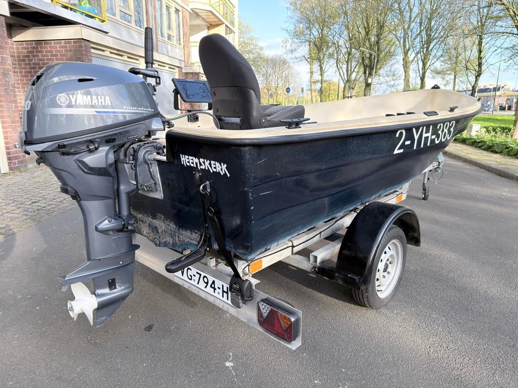 Te koop leuke visboot/vissloep, Watersport en Boten, Ophalen, 10 tot 30 pk, Gebruikt, Snelvarend