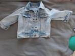 Leuk blauw spijkerjasje, Kinderen en Baby's, Babykleding | Maat 80, Ophalen of Verzenden, Zo goed als nieuw, Jongetje of Meisje
