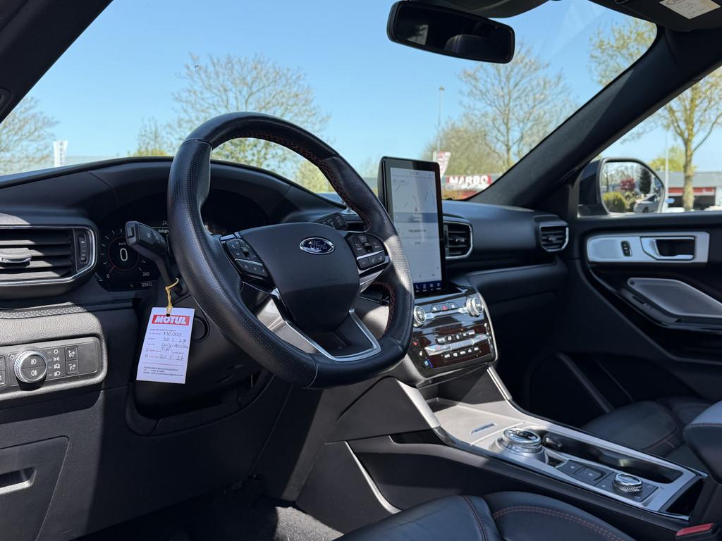 Ford Explorer 3.0 V6 EcoBoost PHEV ST-Line | 7 pers. | B&O |, Auto's, Ford, Automaat, Met garantie (alle), Leder, Bedrijf