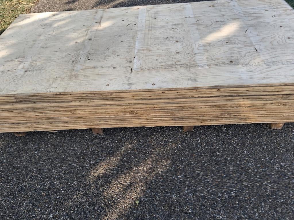 Underlayment platen, Tuin en Terras, Ophalen, Hout