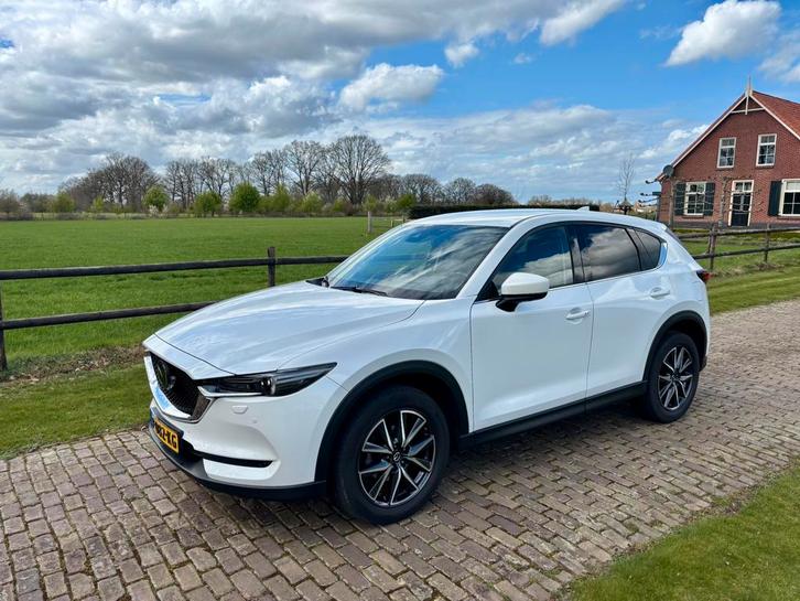 Mazda CX-5 Luxury 2.5 Skyactiv-g 194pk 4WD trekhaak carplay, Auto's, Mazda, Bedrijf, CX-5, 360° camera, 4x4, ABS, Achteruitrijcamera