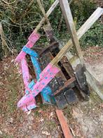 Twee hardhouten bankjes - gratis af te halen, Ophalen, Gebruikt, Hout