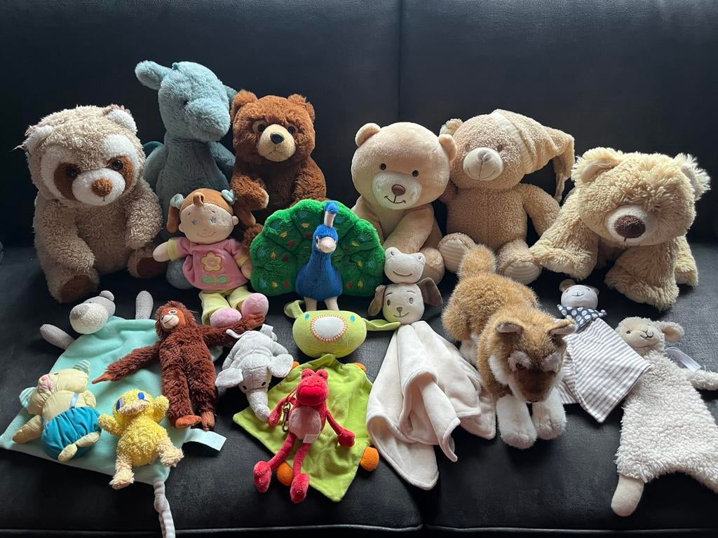 Diverse knuffels, kika, hema, ikea, funnies, Ophalen of Verzenden, Zo goed als nieuw, Overige typen