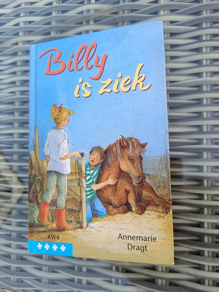 Billy is ziek - Annemarie Dragt (AVI 6), Boeken, Kinderboeken | Jeugd | onder 10 jaar, Gelezen, Fictie algemeen, Ophalen of Verzenden