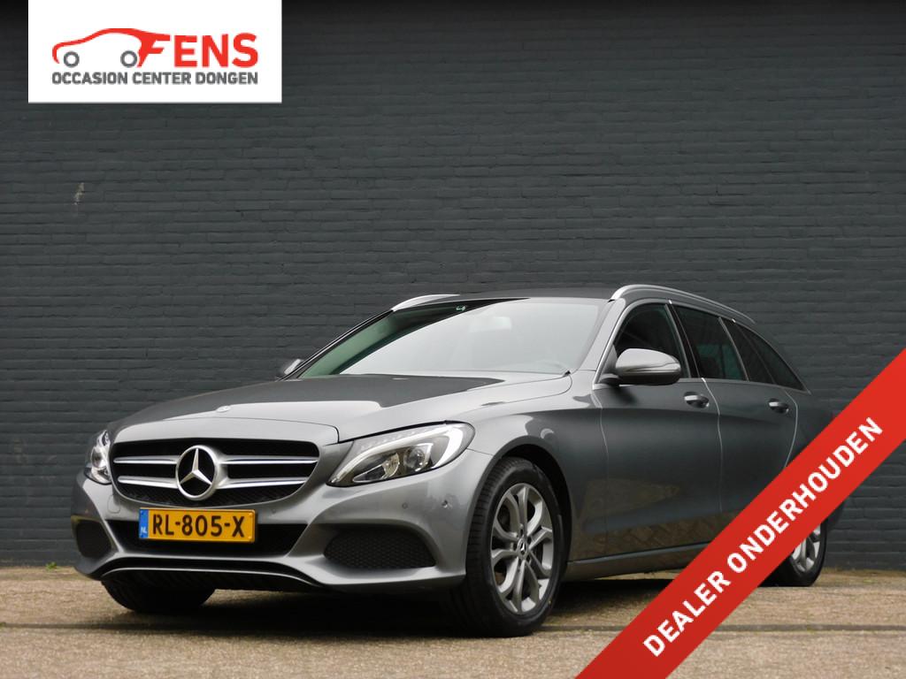 Mercedes-Benz C-Klasse Estate 180 Business Solution DEALER O, Auto's, Automaat, Achterwielaandrijving, Leder en Stof, Lichtsensor