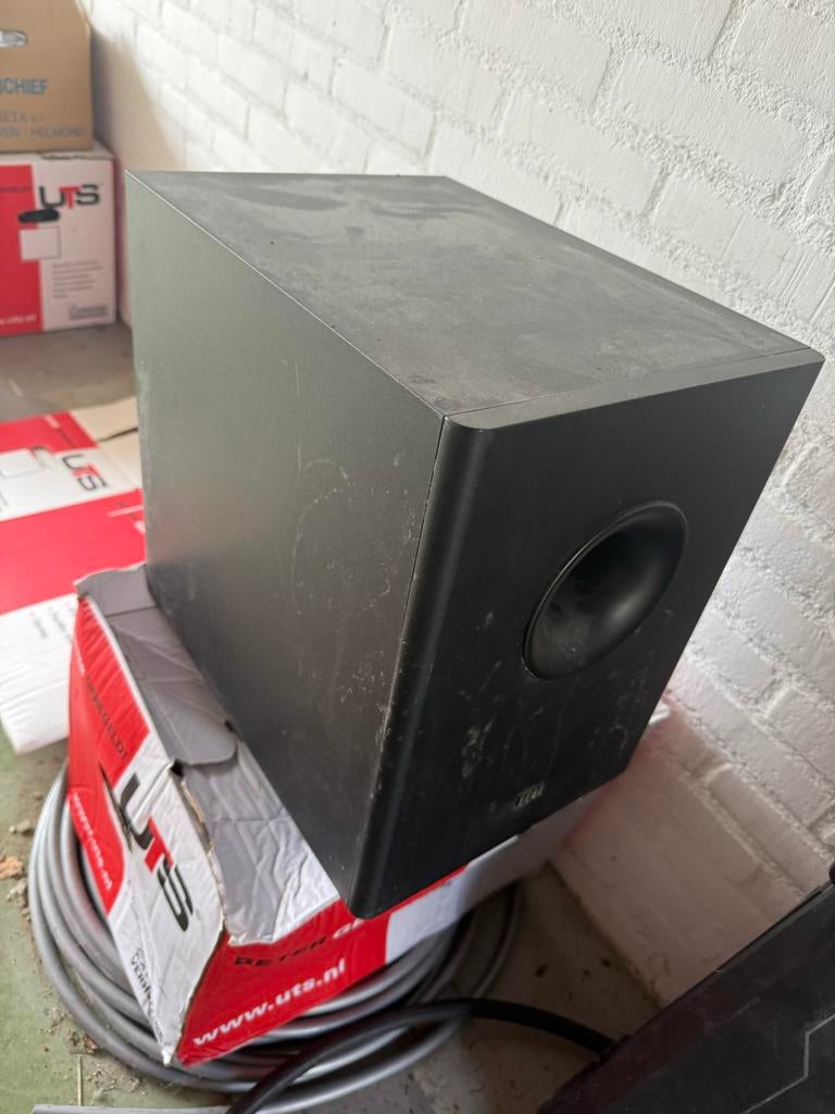 Elac SUB 101 ESP subwoofer, Audio, Tv en Foto, Luidsprekers, Gebruikt, Subwoofer, 120 watt of meer, Ophalen