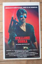 filmaffiche Sylvester Stallone Cobra 1986 filmposter, Rechthoekig Staand, Ophalen of Verzenden, Zo goed als nieuw, A1 t/m A3