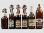 Collectie oude bierflessen Grolsch, Leeuw, Obernai, Moritz, Verzamelen, Ophalen of Verzenden, Gebruikt