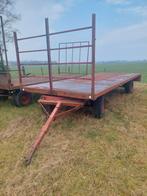 Landbouwwagen platte wagen balenwagen  tractor, Ophalen of Verzenden, Transport
