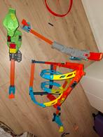 Hot Wheels racebanen 3 stuks incl 5 Hot Wheels auto's, Ophalen of Verzenden, Handmatig, Hot Wheels