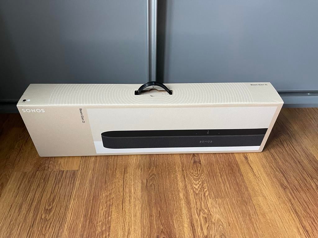 Nieuwe Sonos Beam 2 (Gen 2) Soundbar - Zwart of Wit, Audio, Tv en Foto, Soundbars, Ophalen of Verzenden, Nieuw