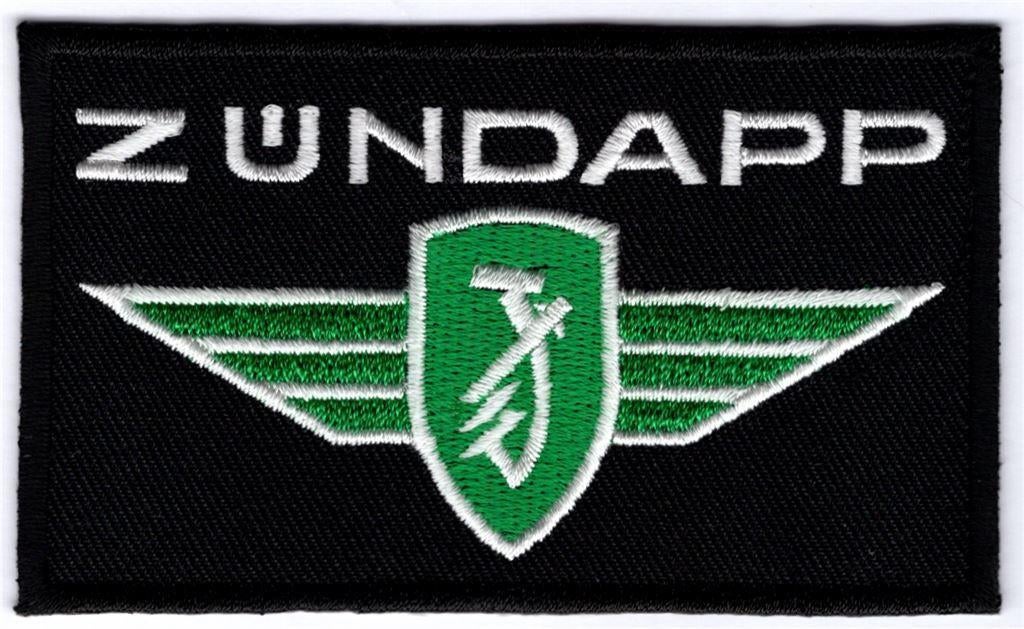 Zundapp stoffen opstrijk patch embleem #1, Ophalen of Verzenden, Nieuw