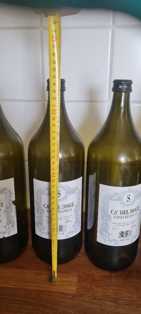 Sierflessen, Huis en Inrichting, Gebruikt, Ophalen of Verzenden, Glas, Minder dan 50 cm