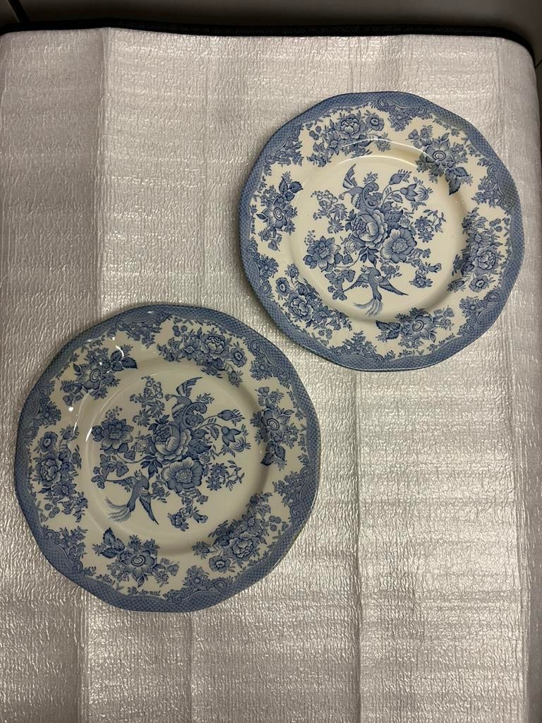 Set 2 Vintage Borden - Unicorn Tableware 'Asiatic Pheasants', Antiek en Kunst, Antiek | Servies los, Ophalen of Verzenden