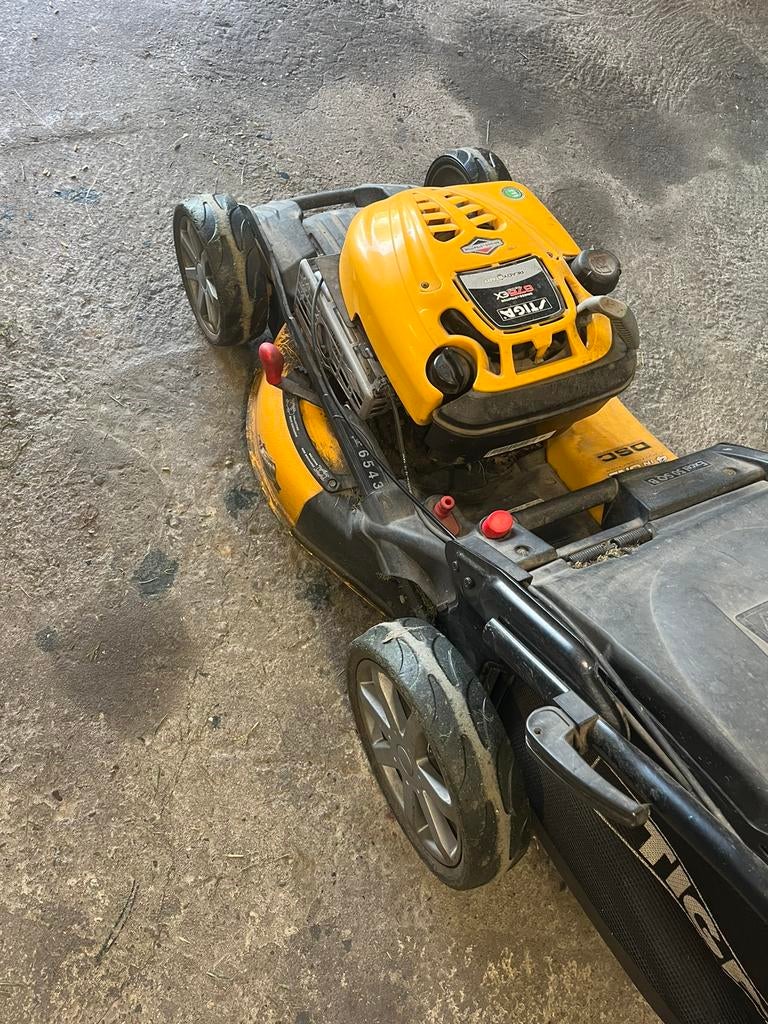 Stiga 675 ex, Ophalen, Cirkelmaaier, Gebruikt, Benzine-grasmaaier