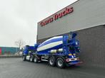 DAF CF 510 6X4 + DE BUF ST2 2-ASSIGE 10M3 CONCRETE MIXER/MIS, Achterwielaandrijving, Euro 6, Blauw, Bedrijf