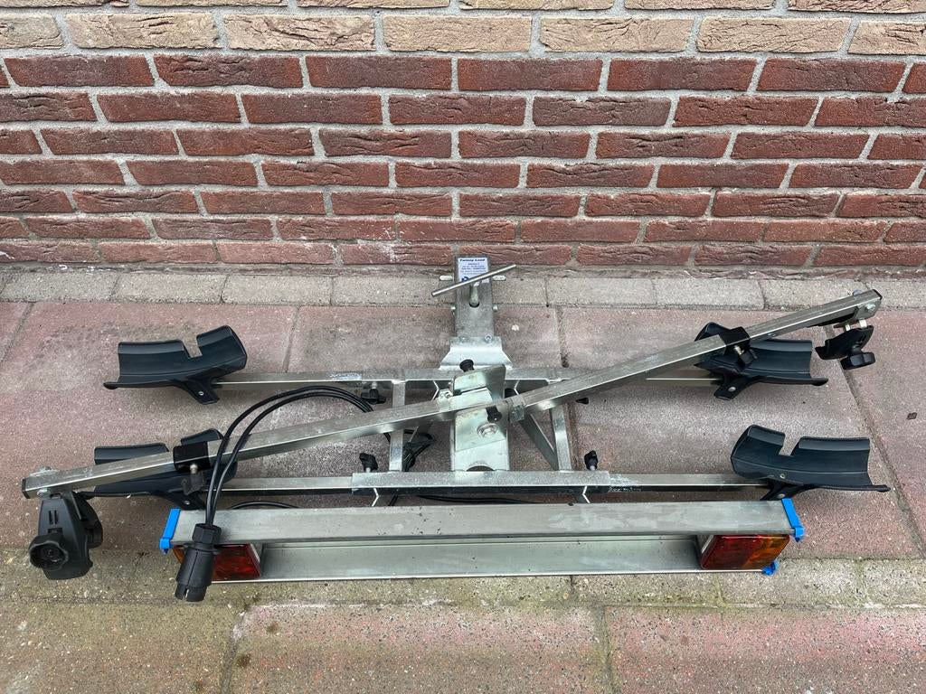 Stevige Twinny Load fietsendrager voor 2 fietsen, Ophalen, 2 fietsen, Gebruikt, Trekhaakdrager