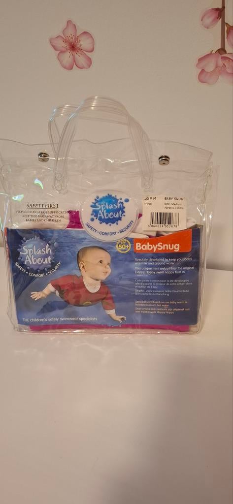 Splash About Baby Snug Zwempak 0-3 maanden, Nieuw, Ophalen of Verzenden, Splash About, UV-zwemkleding
