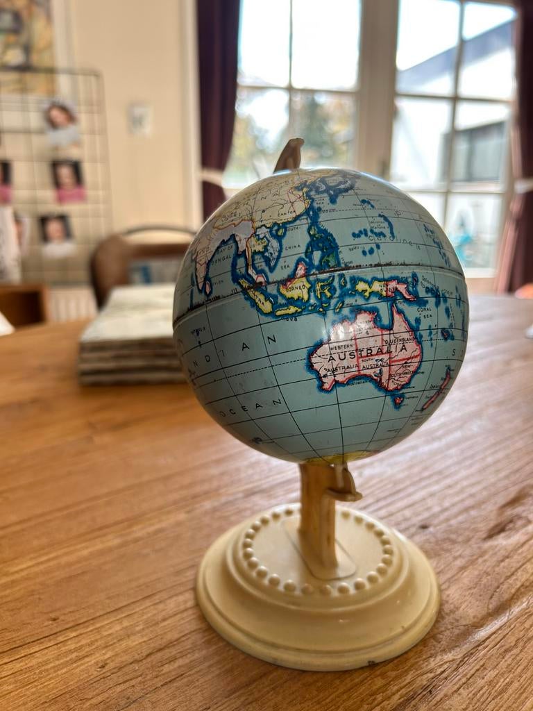 **Wereldbol vintage**, Ophalen of Verzenden, Gebruikt