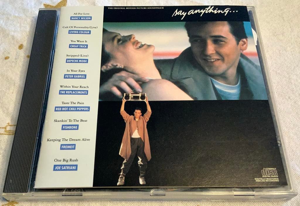 CD SAY ANYTHING ORIGINAL MOTION PICTURE SOUNDTRACK VARIOUS, Verzenden, Gebruikt