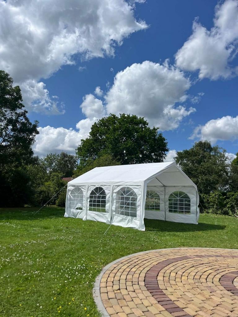 Stevige partytent te huur 4x6 meter, Ophalen, Partytent, 2 meter of meer, 4 tot 6 meter