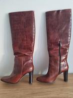 Notre V cognac laarzen, maat 39, Ophalen of Verzenden, Bruin, Hoge laarzen