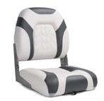 Bootstoel Low back Wit-charcoal, Niet ingevuld, Nieuw, Niet ingevuld, Niet ingevuld