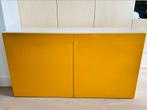 IKEA Besta wandkast met gele deuren, Huis en Inrichting, Ophalen, Kunststof, Gebruikt, Minder dan 150 cm