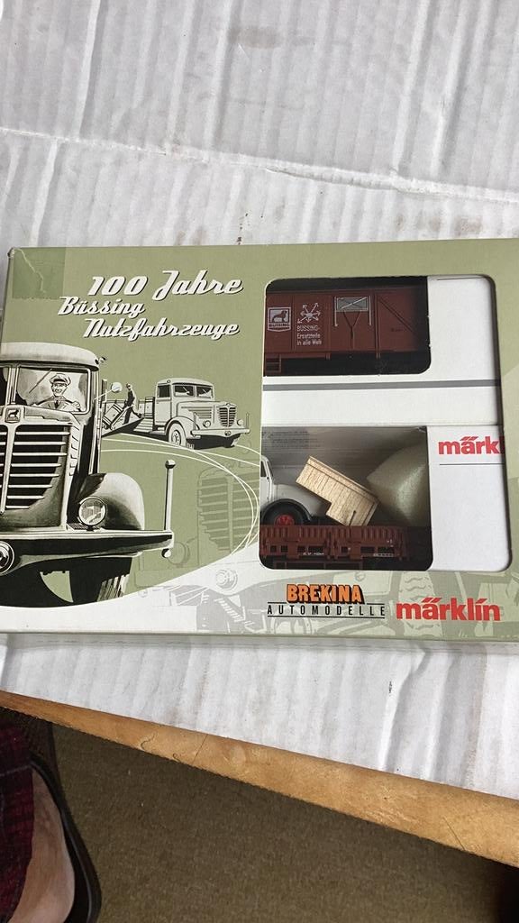 Marklin/brekina uitgave nav 100 jaar büssing vrachtwagen nie, Ophalen of Verzenden, Nieuw, Bus of Vrachtwagen, Brekina