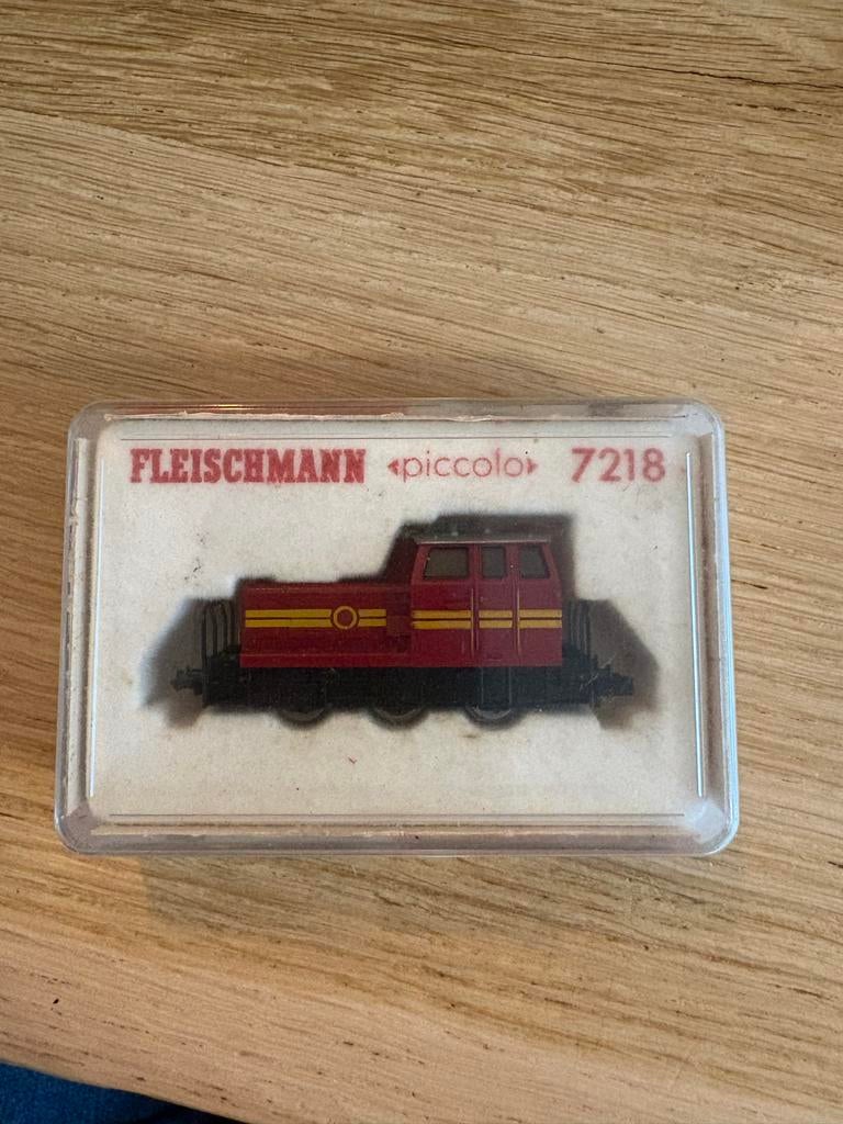 Fleischmann Piccolo 7218 N-spoor diesellocomotief, Gebruikt, Fleischmann, Ophalen of Verzenden, Analoog