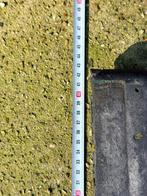 Zwarte vlakke mulden dakpannen, Doe-het-zelf en Verbouw, Ophalen, Gebruikt, Steen of Klei, Zwart