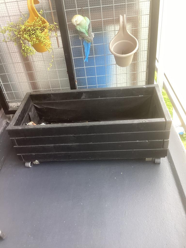 Plantenbak buiten 80x40x30, Tuin en Terras, Bloembakken en Plantenbakken, Ophalen of Verzenden, Zo goed als nieuw