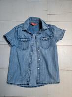 Stoer mouwloos overhemd mt 122/128 (Tygo & Vito/ NIEUW), Kinderen en Baby's, Kinderkleding | Maat 122, Ophalen, Overhemd of Blouse