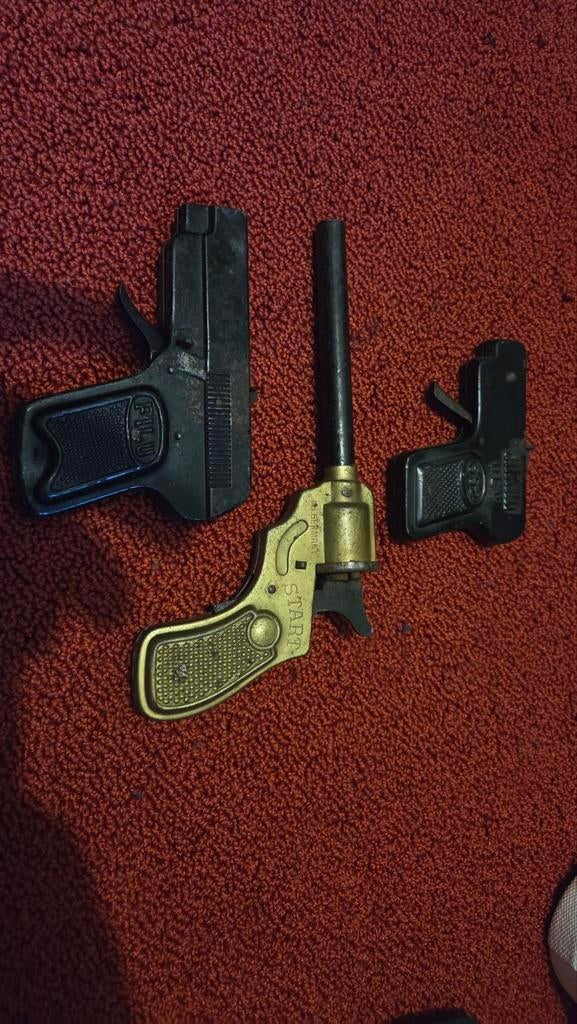 Antieke klappertjespistool, Ophalen of Verzenden, Gebruikt