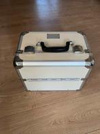 Beautycase, Sieraden, Tassen en Uiterlijk, Beautycases, Ophalen of Verzenden, Zo goed als nieuw, Wit, Hardcase
