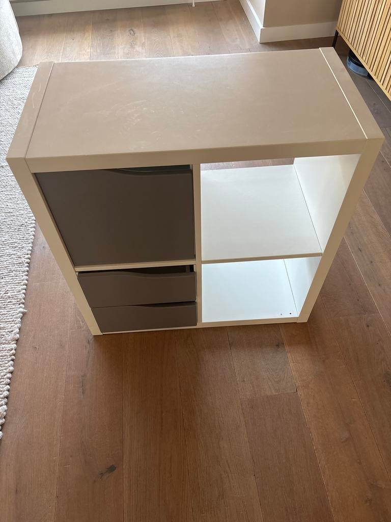 IKEA kast wit met grijs, 76x76x39, Ophalen, Gebruikt
