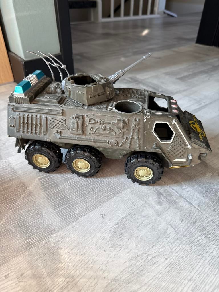 Stoere MP Speelgoed Truck - Leger Truck met Kanon, Ophalen of Verzenden, Gebruikt