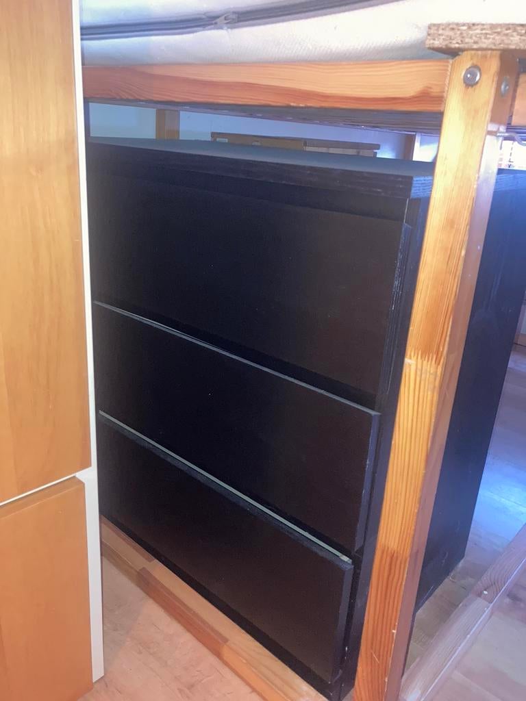 2x malm ladekast met 3 lades, Zo goed als nieuw, Minder dan 100 cm, 25 tot 50 cm, 50 tot 100 cm