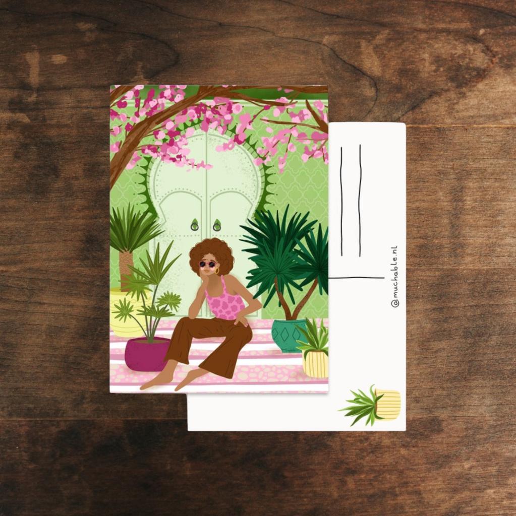 Muchable A6 ansichtkaart, Ophalen of Verzenden, 1980 tot heden, Ongelopen, Overige thema's