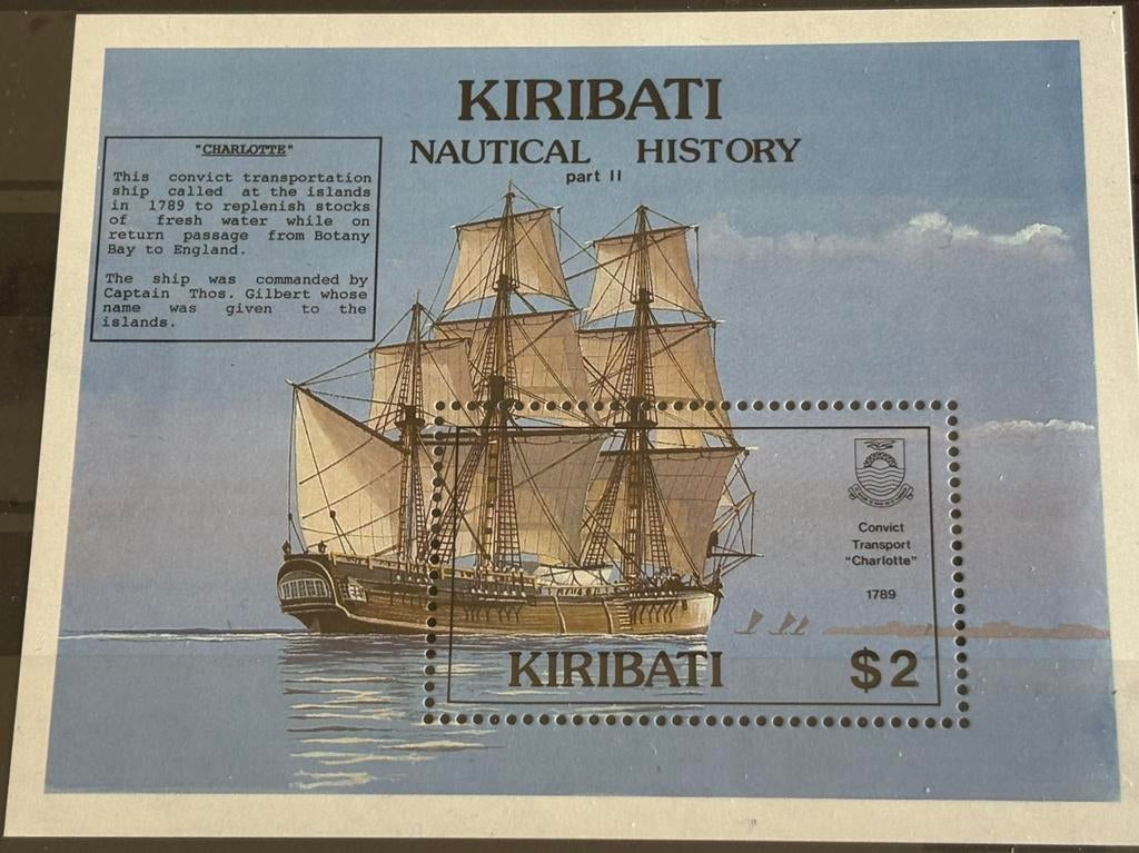 Schepen, Kiribati 1990, Ophalen of Verzenden, Postfris, Overige thema's
